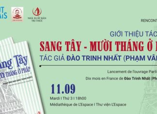 GIỚI THIỆU TÁC PHẨM SANG TÂY- MƯỜI THÁNG Ở PHÁP